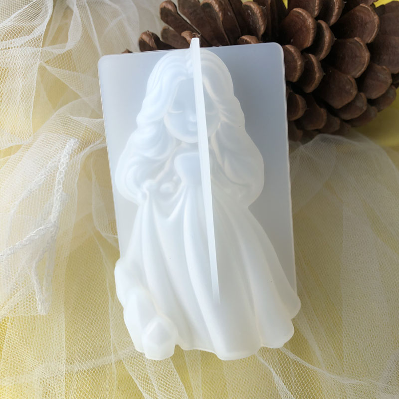 Soap Making Line - Moule à bougie princesse 3D en