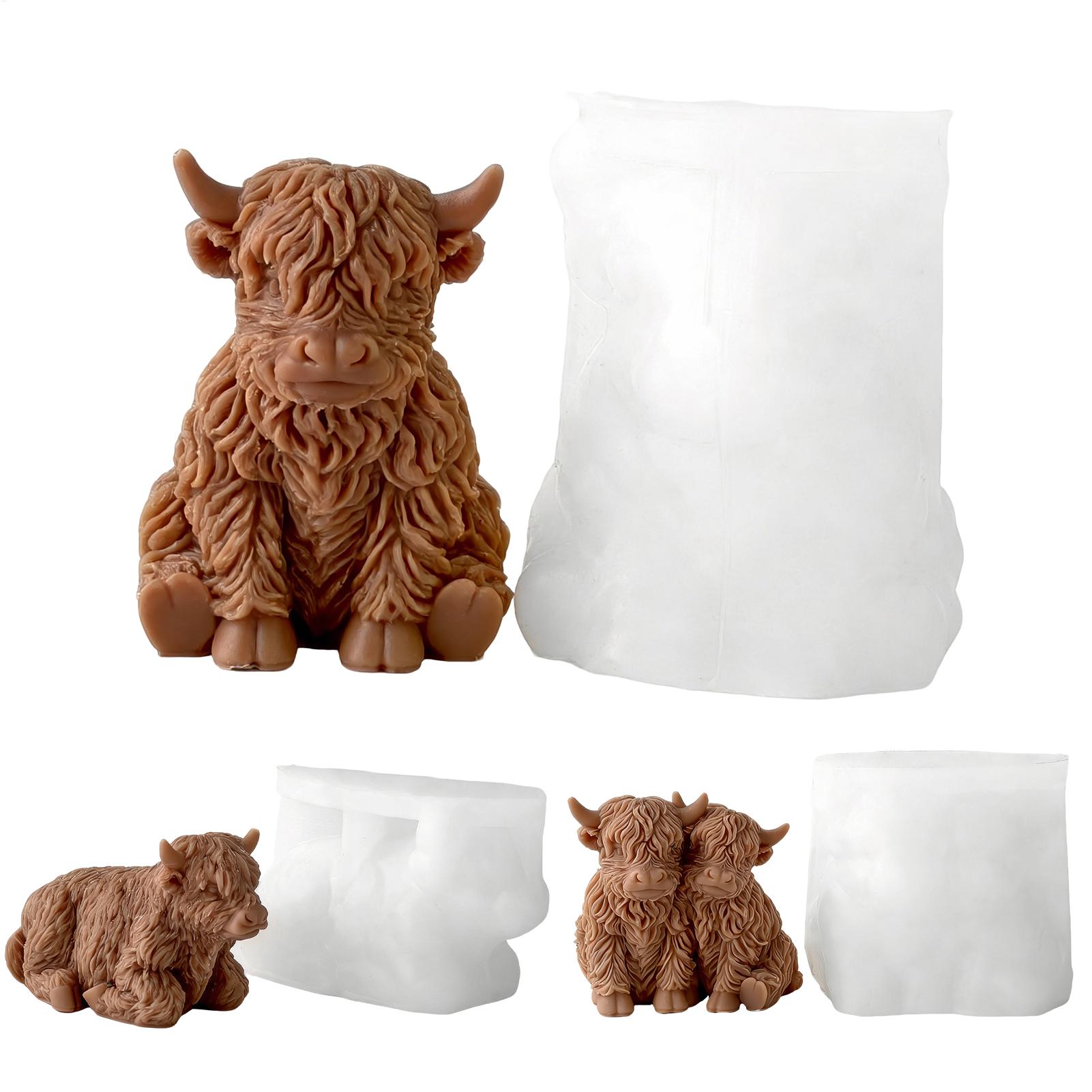 Soap Making Business - Moule en silicone Vache des Highlands