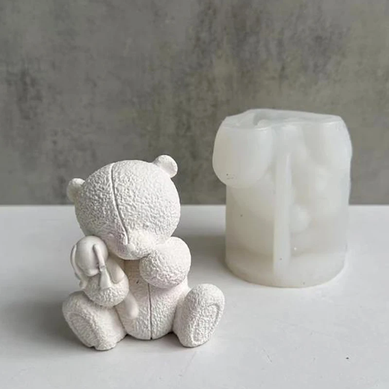 Soap Making Business - Moule à bougie ours tissé en