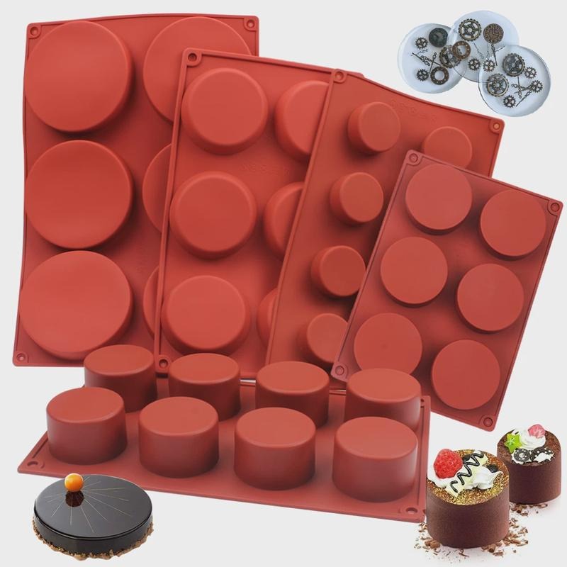 Soap Making Business - Moule à savon rond en silicone,