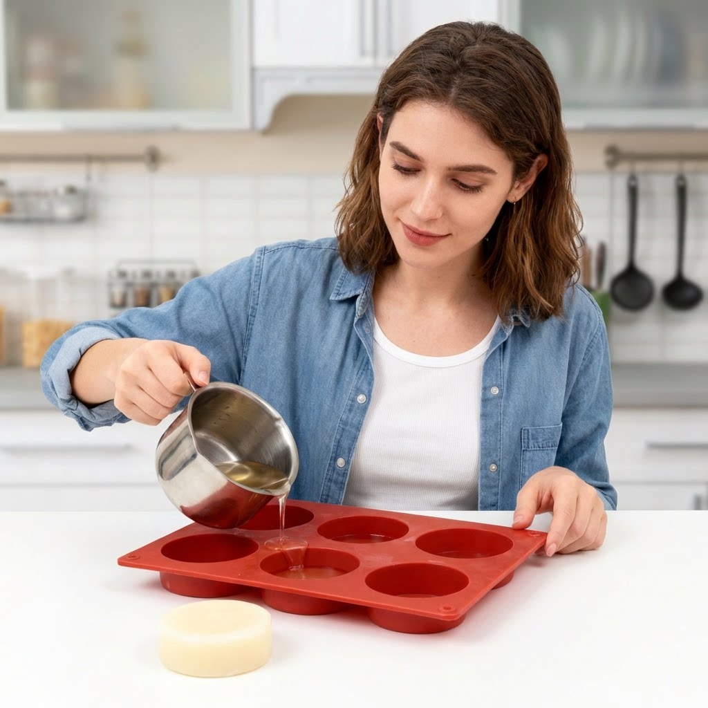 Moule à savon rond en silicone - Soap Making Business avis et prix